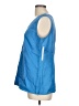 Kim Rogers 100% Linen Blue Sleeveless Top Size L - photo 5