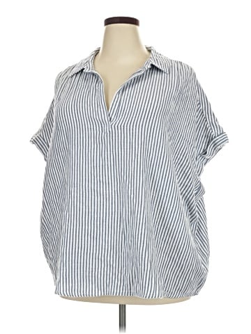 Style&Co Short Sleeve Button-Down Shirt (view 1)