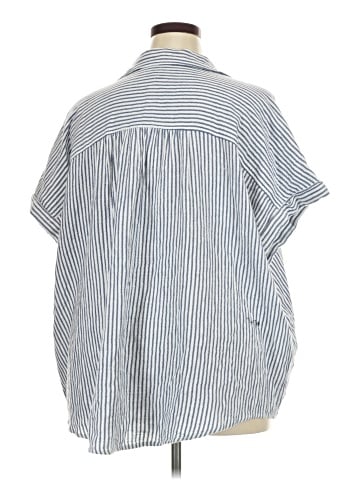 Style&Co Short Sleeve Button-Down Shirt (view 2)