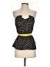 Odille 100% Cotton Polka Dots Black Tube Top Size 4 - photo 1