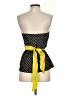 Odille 100% Cotton Polka Dots Black Tube Top Size 4 - photo 2