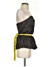 Odille 100% Cotton Polka Dots Black Tube Top Size 4 - photo 4