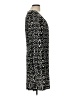 Laundry by Design Print Black Casual Dress Size 10 - photo 4