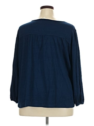 Max Studio Long Sleeve Henley (view 2)