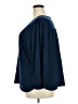 Max Studio Blue Long Sleeve Henley Size 3X - photo 5