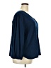 Max Studio Blue Long Sleeve Henley Size 3X - photo 4