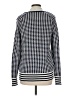 Leslie Fay Checkered-gingham Blue Pullover Sweater Size 6 - photo 2
