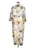 Unbranded 100% Polyester Floral Gray Casual Dress Size 4XL - photo 2