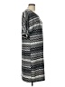 Forever Chevron-herringbone Gray Casual Dress Size L - photo 4