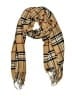 V.Fraas 100% Acrylic Plaid Brown Scarf One size - photo 1