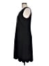 Nine West Solid Black Casual Dress Size 10 - photo 5