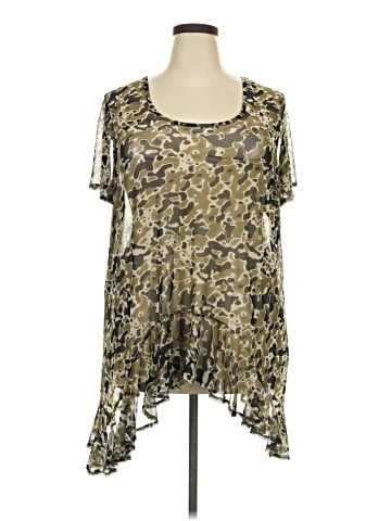 Ashley Stewart Short Sleeve Blouse (view 1)