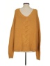 Roxy Solid Yellow Pullover Sweater Size S - photo 2