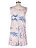 W118 by Walter Baker 100% Polyester Tie-dye Blue Romper Size M - photo 2