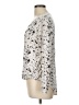 Rose + Olive Silver Long Sleeve Top Size L - photo 5