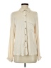 Splendid Color Block Ivory Long Sleeve Blouse Size S - photo 1