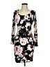 Haute Monde Floral Black Casual Dress Size L - photo 1