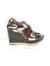 Joan & David Brown Wedges Size 7 1/2 - photo 1