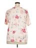 Flora Nikrooz Floral Ivory Short Sleeve Blouse Size XXL - photo 2