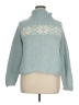 Norton McNaughton Teal Turtleneck Sweater Size XL - photo 1