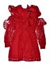 French Connection 100% Polyester Red Cocktail Dress Size 2 - photo 1