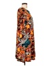 MSK Paisley Orange Casual Dress Size L (estimated) - photo 4