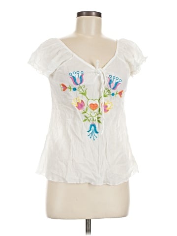 Karlie Short Sleeve Blouse (view 1)
