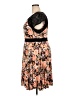 Torrid Floral Orange Casual Dress Size 2X Plus (2) - photo 5