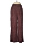 Old Navy 100% Rayon Chevron-herringbone Red Burgundy Casual Pants Size M - photo 1