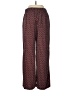 Old Navy 100% Rayon Chevron-herringbone Red Burgundy Casual Pants Size M - photo 2