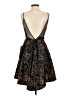 B. Smart 100% Polyester Stars Black Cocktail Dress Size 5 - photo 2