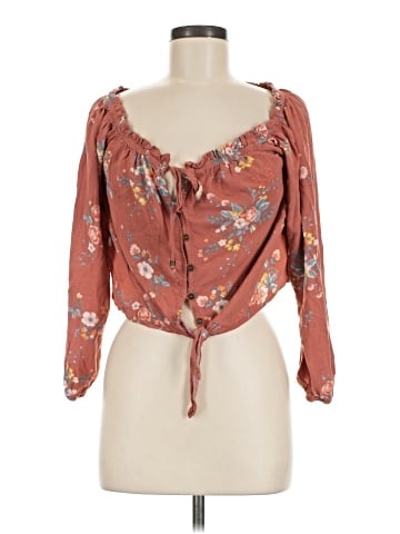 Rewind 3/4 Sleeve Blouse (view 1)