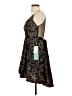 B. Smart 100% Polyester Stars Black Cocktail Dress Size 5 - photo 5