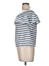 Vila 100% Cotton Blue Short Sleeve Top Size M - photo 5