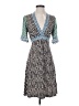 BCBGMAXAZRIA Houndstooth Blue Cocktail Dress Size S - photo 1