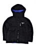 Reebok 100% Polyester Solid Black Snow Jacket Size 5 - 6 - photo 1