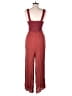 Blue Rain Solid Burgundy Jumpsuit Size M - photo 2
