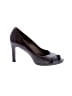 Ann Taylor Animal Print Black Heels Size 6 - photo 1