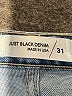 Just Black Blue Jeans Size 31 waist - photo 7