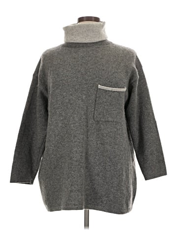 Made in Italy Of Benetton Turtleneck Sweater (view 1)