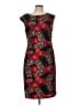 Connected Apparel Paisley Red Cocktail Dress Size 10 - photo 1