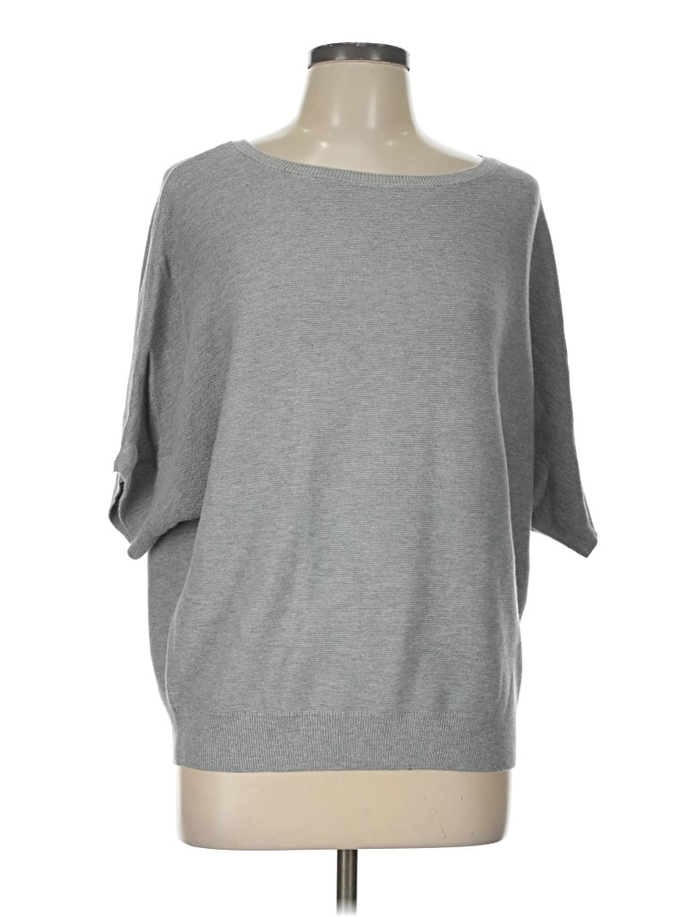 Pre-owned Quince Pullover Sweater In Gray