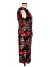 Connected Apparel Paisley Red Cocktail Dress Size 10 - photo 4