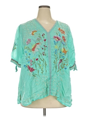 Johnny Was Short Sleeve Blouse (view 1)