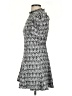 Aqua Tweed Silver Cocktail Dress Size XS - photo 5