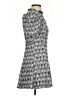 Aqua Tweed Silver Cocktail Dress Size XS - photo 4