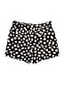 Ann Taylor 100% Polyester Polka Dots Ivory Shorts Size 12 - photo 2