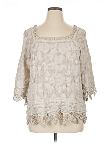 Democracy 3/4 Sleeve Blouse (view 1)