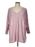 Garnet Hill 100% Linen Pink Pullover Sweater Size L - photo 1