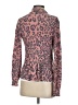 Boston Proper 100% Rayon Animal Print Pink Cardigan Size S (estimated) - photo 2